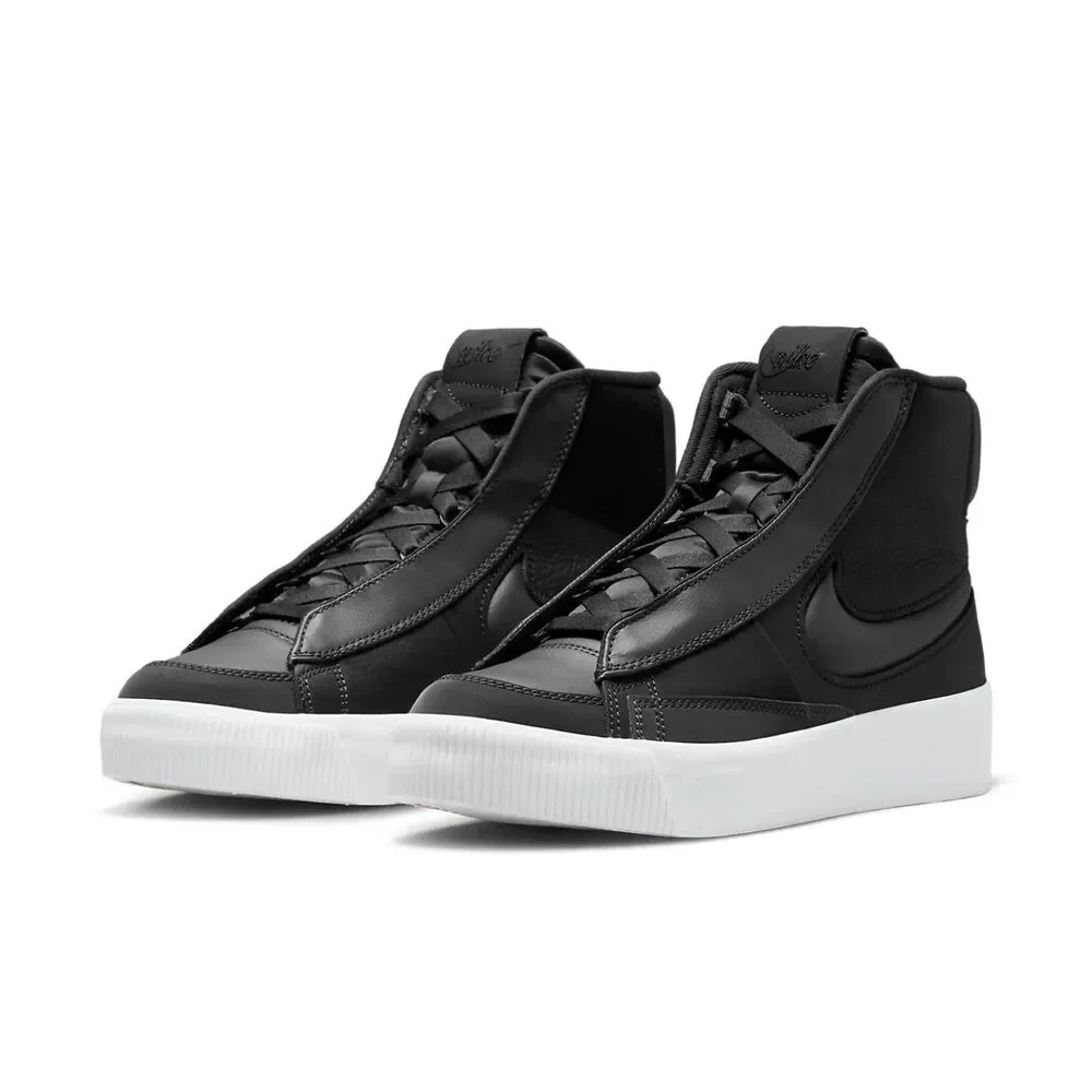Nike Women's Blazer Mid Victory 'Black Off Noir' High Cut Sneakers